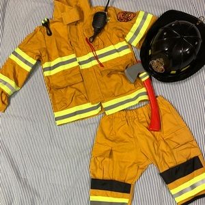 Kids Firefighter Halloween Costume 🔥 👨‍🚒
